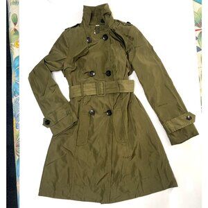 OBR The Limited Military Green Trench Coat Size XS